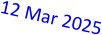 12 Mar 2025
