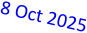 8 Oct 2025