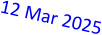 12 Mar 2025